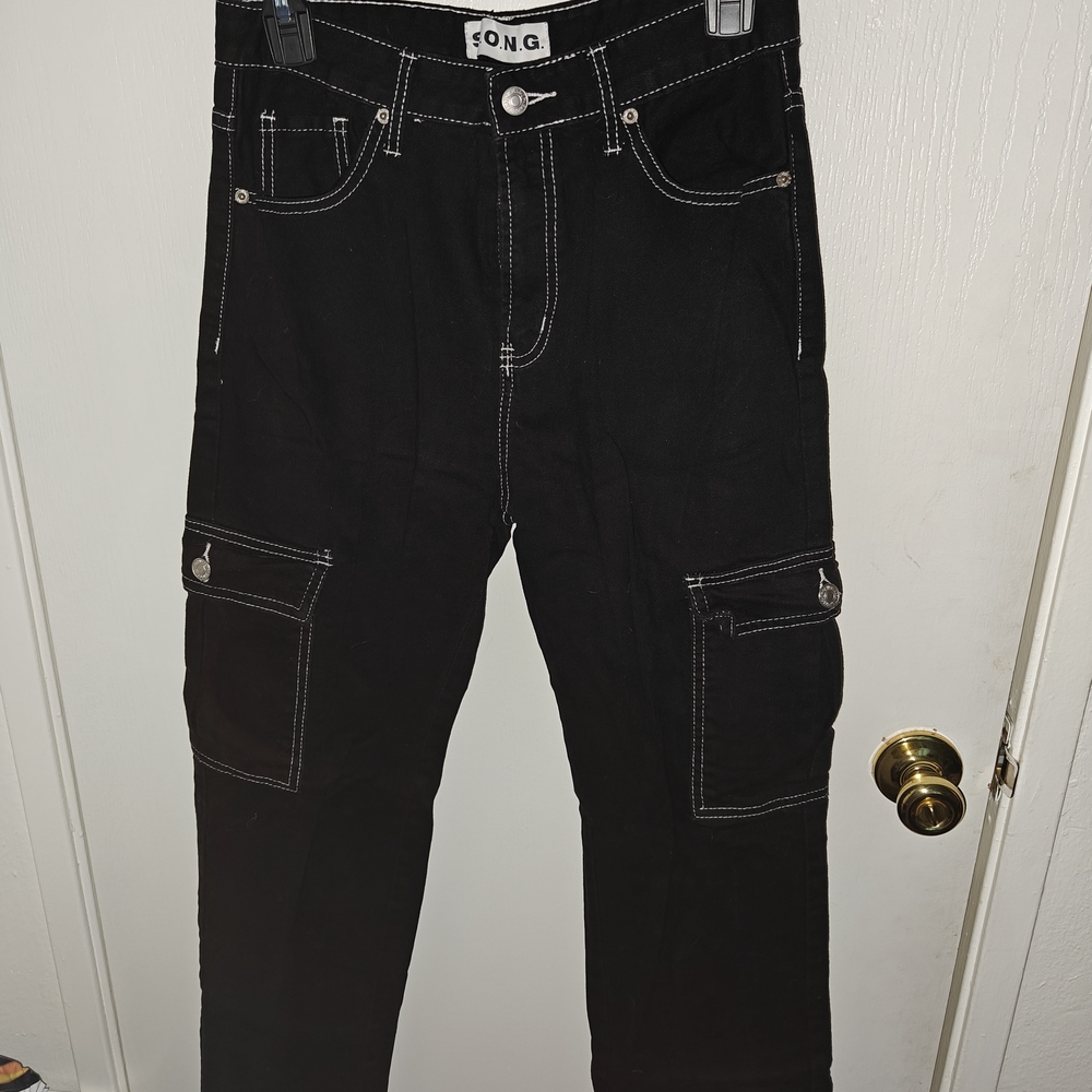 Black Cargo Pants